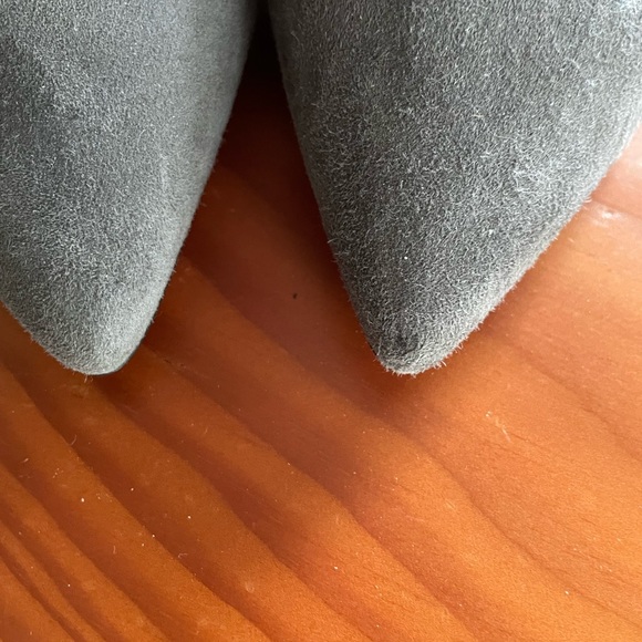 Gorgeous grey suede ankle strap heels by Nine West - Picture 6 of 10